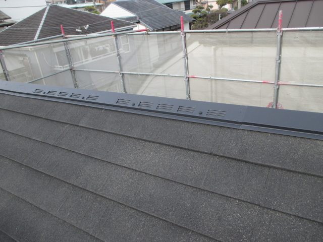 稲美町で設置された換気棟